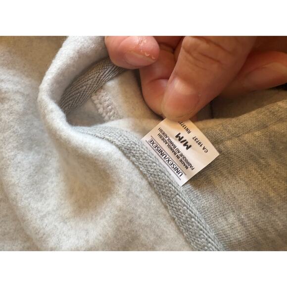 NWT Vizzy Hard Seltzer Unisex Hoodie Fleece Zip Jacket Heather Gray MED - Picture 8 of 10